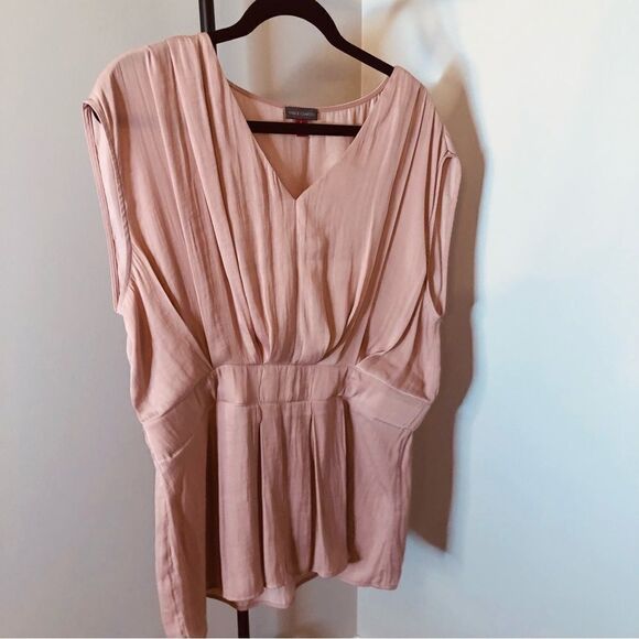 Vince Camuto peplum style blouse pink - Picture 6 of 6